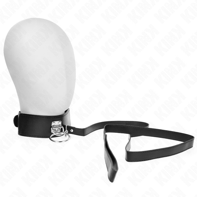 Kink – Spiked Leash With Premium Leather-effect Collar