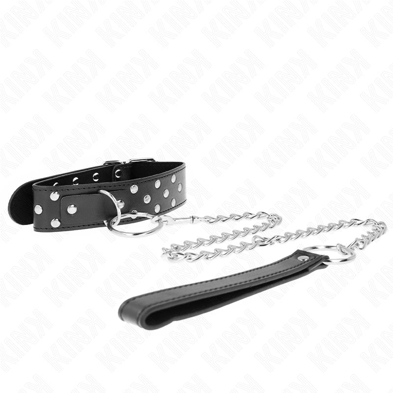 Kink – Adjustable Necklace With Belt Black 36-50 Cm