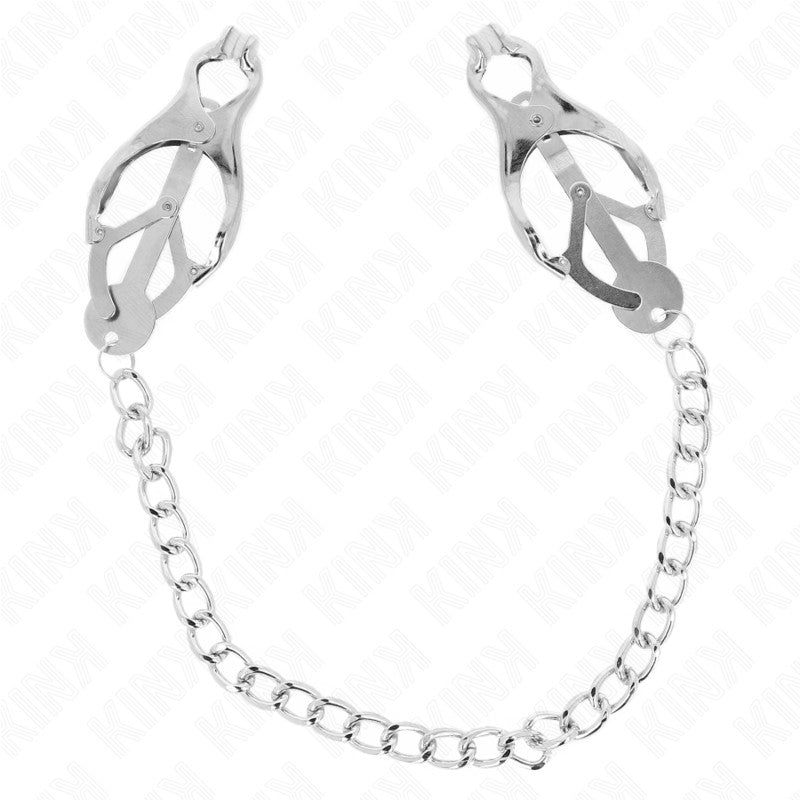 Kink - Japanese Clover Nipple Clamp With Chain 30 Cm