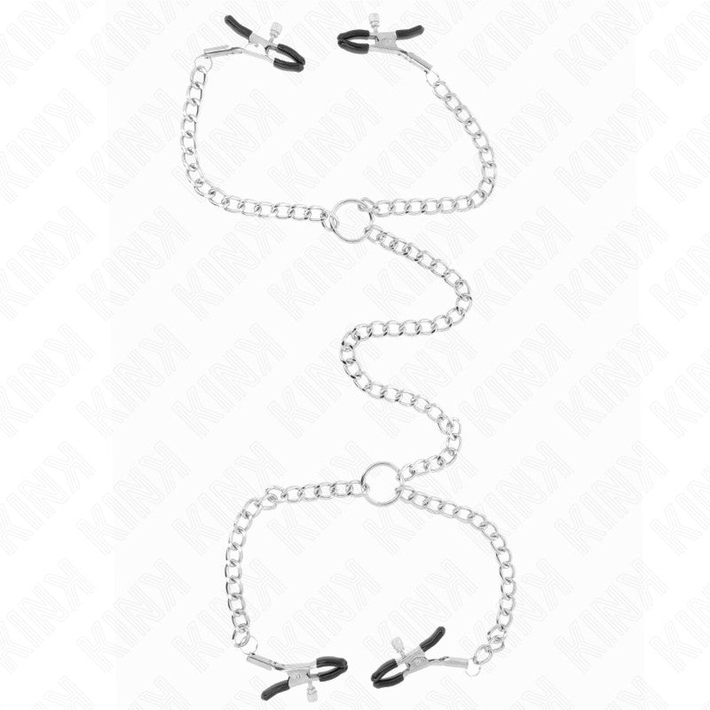 Kink – 4-chain Nipple Clamp With 32 Cm Chains