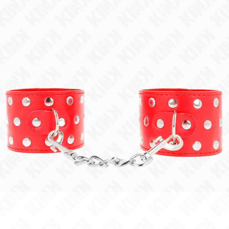 Kink - Adjustable Wrist Cuff Ornate Red Design