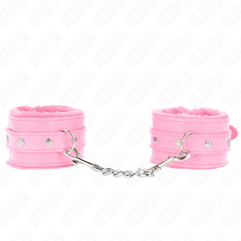 Kink – Premium Leather Wristband Pink