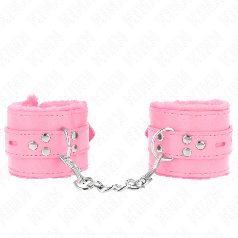 Kink – Adjustable Premium Pink Furry Wrist Cuffs