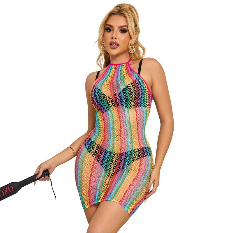 Subblime - Sexy Fishnet Dress (one Size)