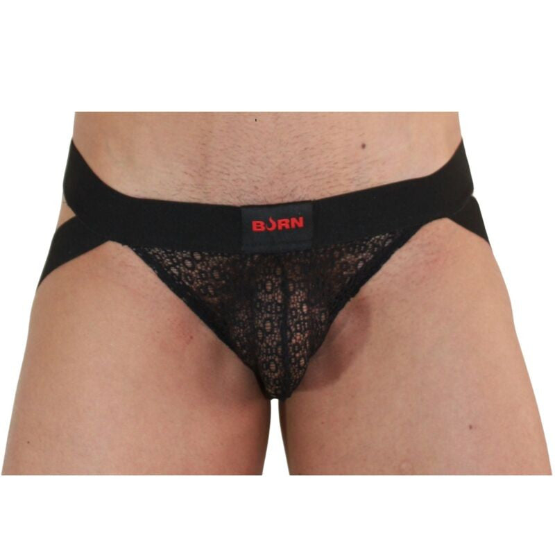 Burn 005 – Elegant Black Jockstrap Underwear In Size Xl