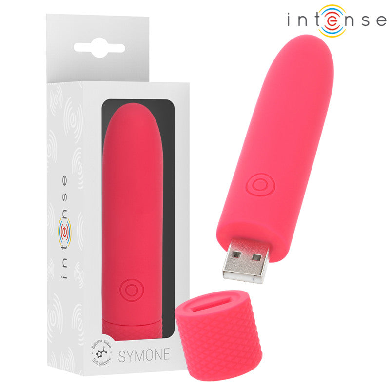 Intense Symone – Rechargeable Vibrating Rubber Ball With 8 Functions