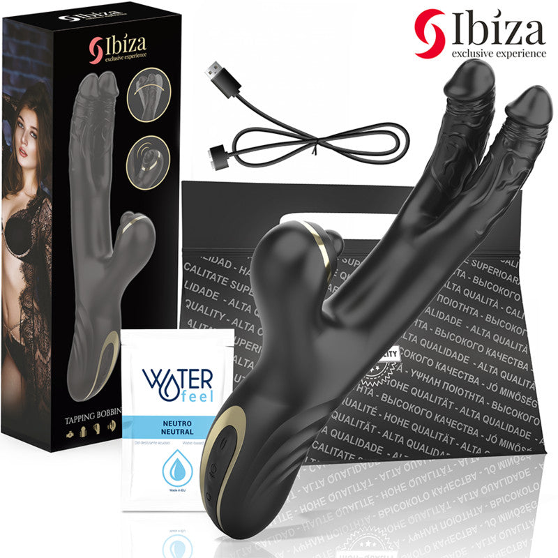 Ibiza - Two Dragons Couple Vibrator In Black