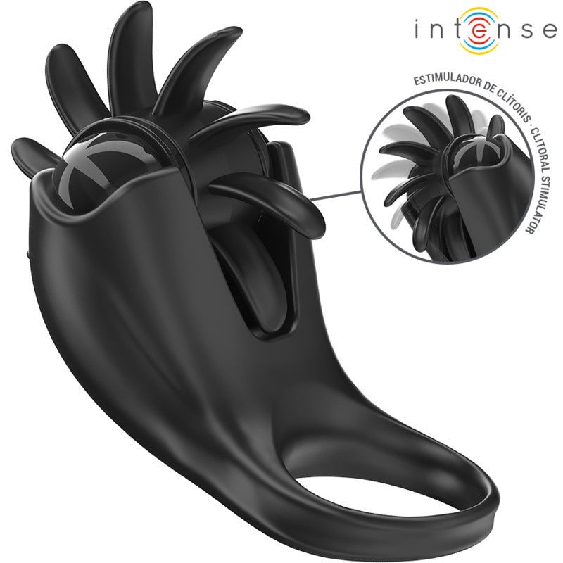 Intense - Mabel Vibrating Ring 10 Vibrations With Clitoral Stimulator