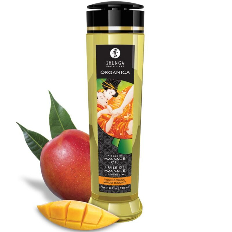 Shunga - Premium Organic Massage Oil With Mango 240 Ml