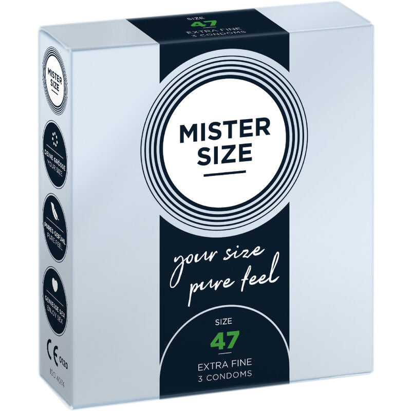 Mister Size - Xs Size Condoms 47 Mm (3 Pcs)