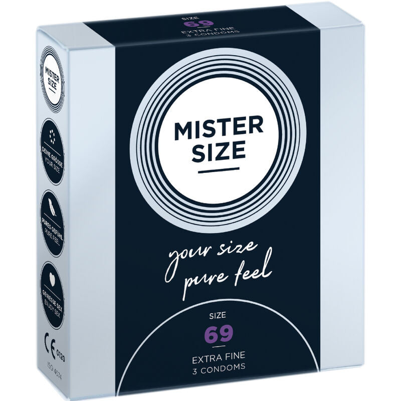 Mister Size - Xxxl Condoms 69 Mm (3 Pcs) For Premium Comfort