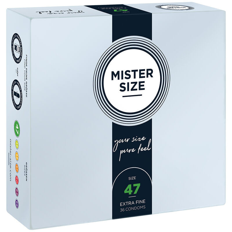 Mister Size - Premium Xs Condoms 47 Mm 36 Pcs