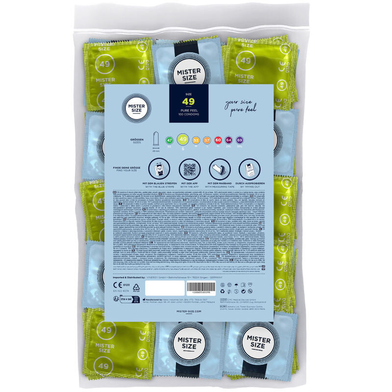 Mister Size - Premium Size Condoms S 49 Mm (100 Pcs)