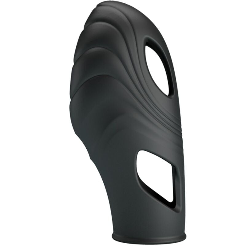 Pretty Love - Silicone Finger Vibrator Elegant Black Color