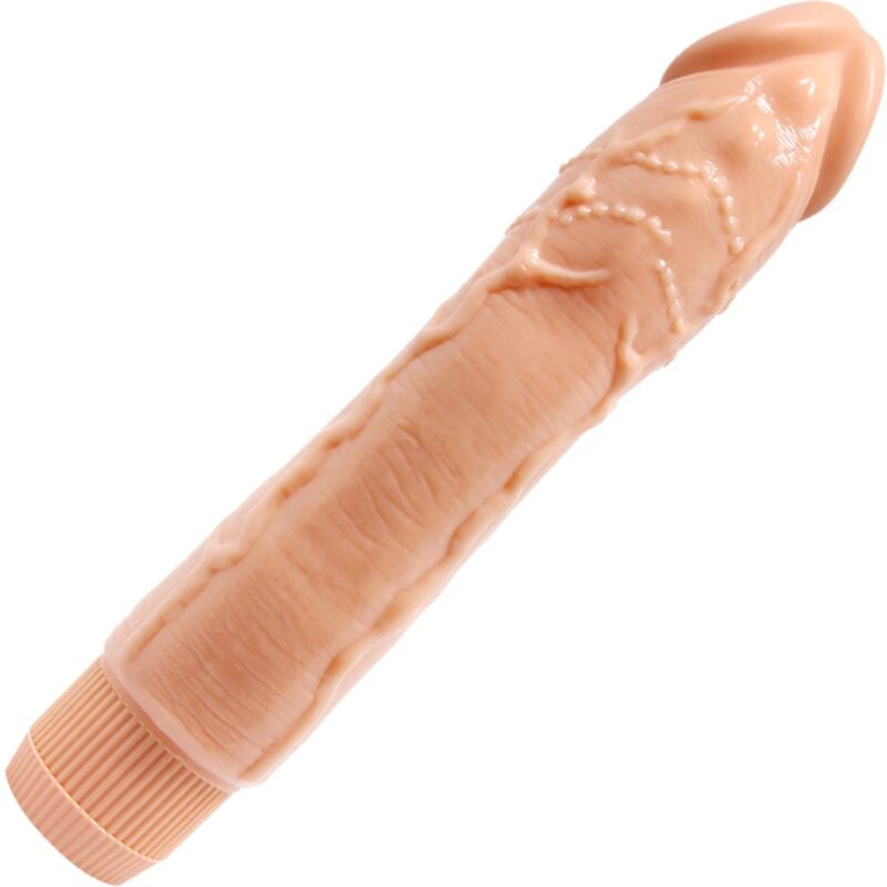 Baile - 24 Cm Realistic Vibrator In Leather-effect Design