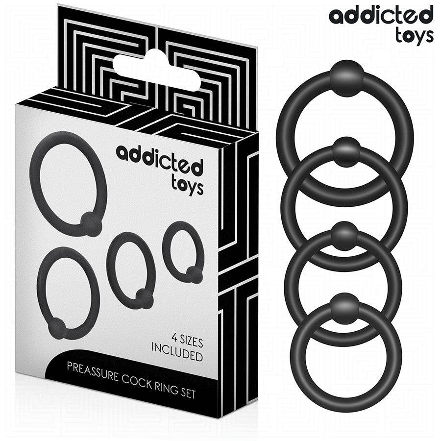 Addicted Toys – Premium Silicone Pressure Rings Set
