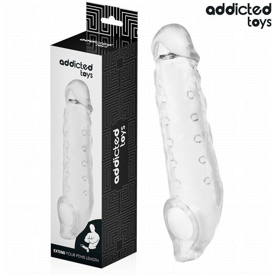 Addicted Toys – Transparent Penis Sheath Size M 27 Cm