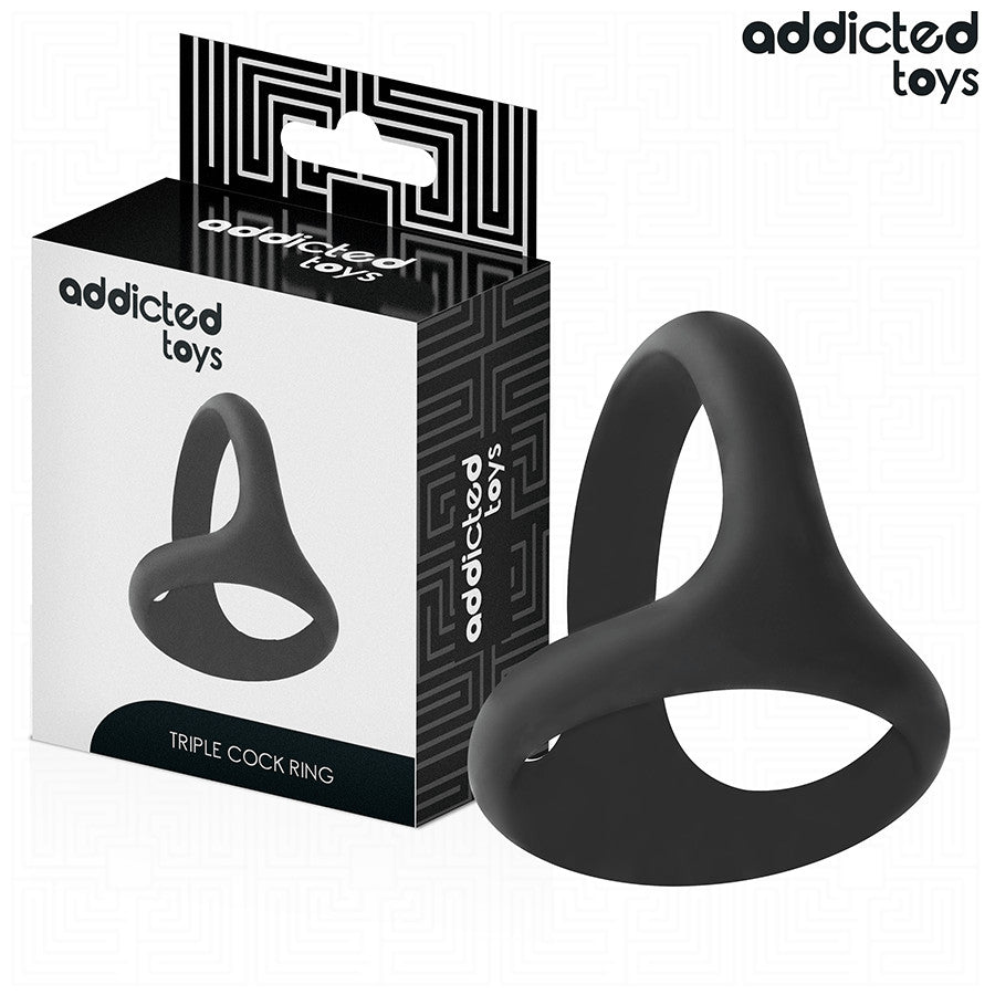 Addicted Toys – Thick Triple Penis Ring