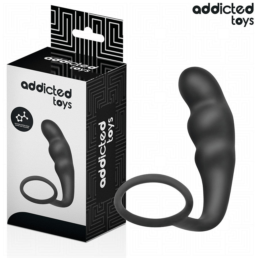 Addicted Toys – Silicone Anal Plug With Ring Model 4