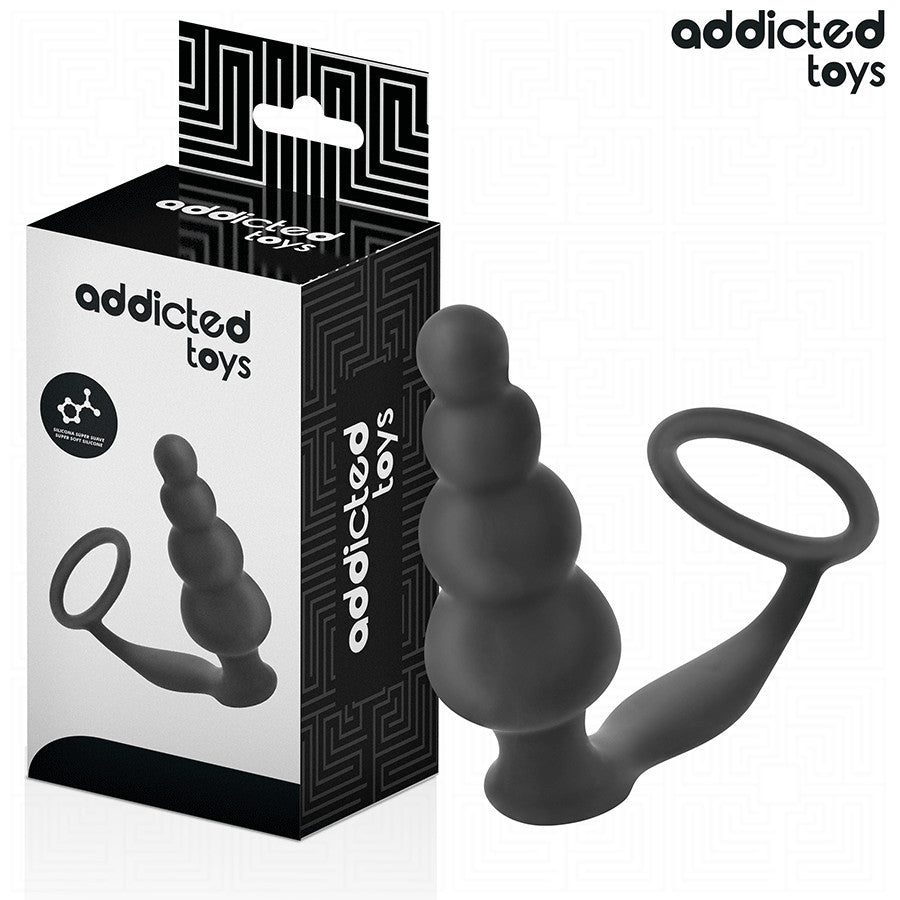 Addicted Toys – Silicone Anal Plug With Ring Model 5
