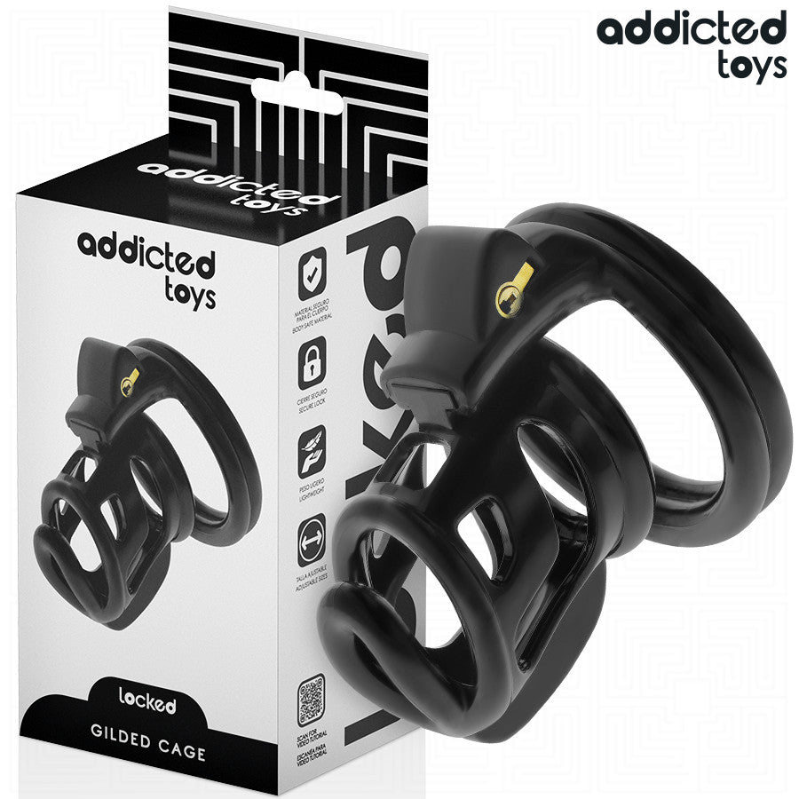 Addicted Toys Locked – Silicone Penis Cage 8.5 Cm