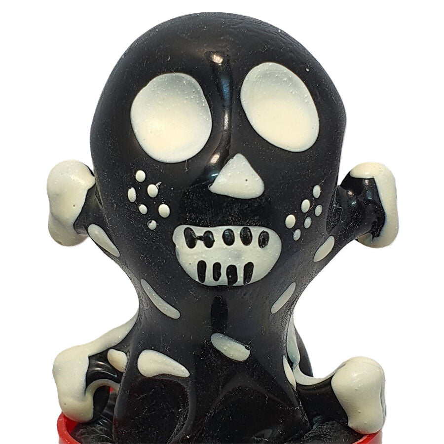 Condomerie – Hand-painted Black Skull Pattern Condom