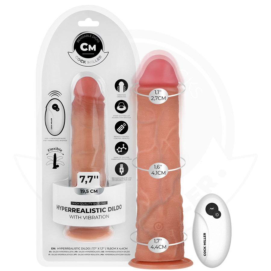 Cock Miller – Realistic Dildo With Suction Cup And Remote Control