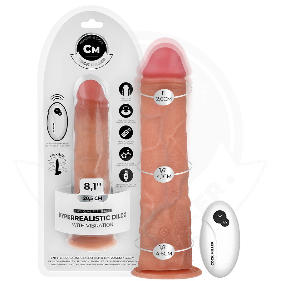 Cock Miller - Lifelike Dildo With Suction Cup And Remote Control