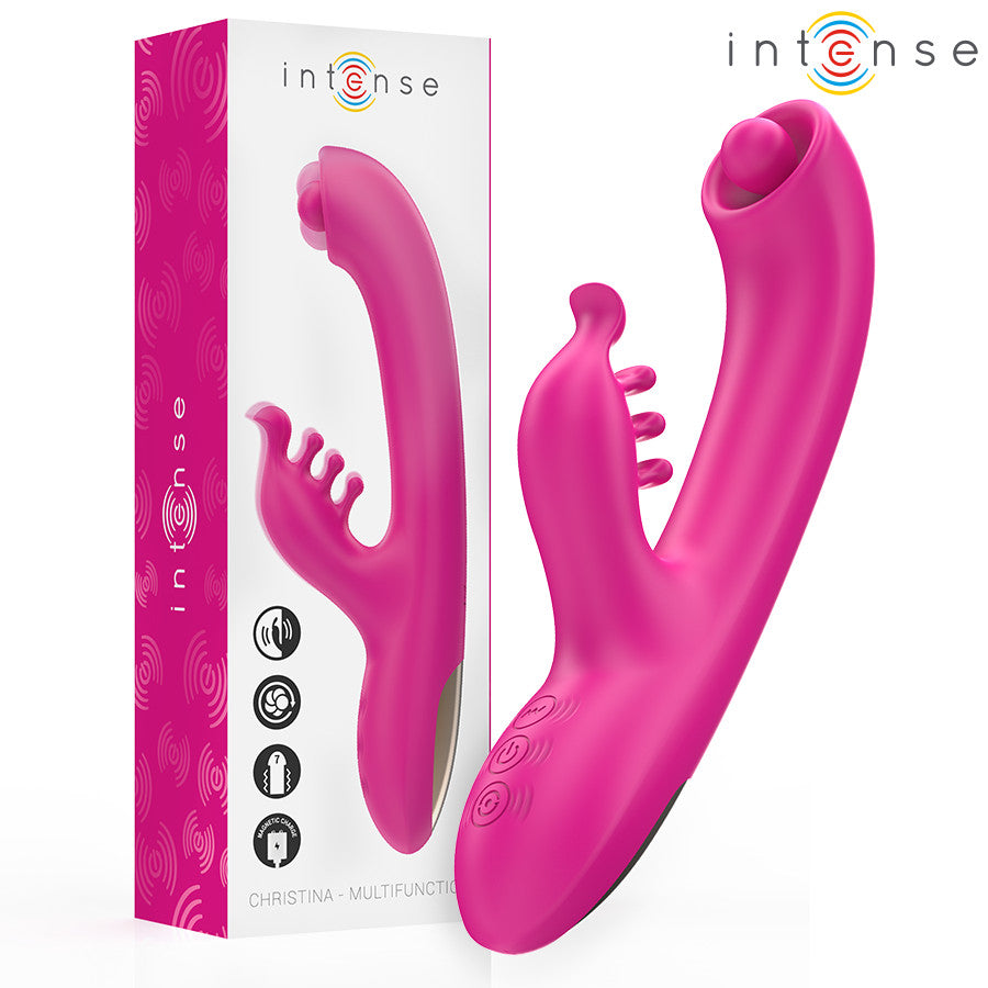 Intense - Christina - Premium Multifunctional Bunny Vibrator 22.5 Cm