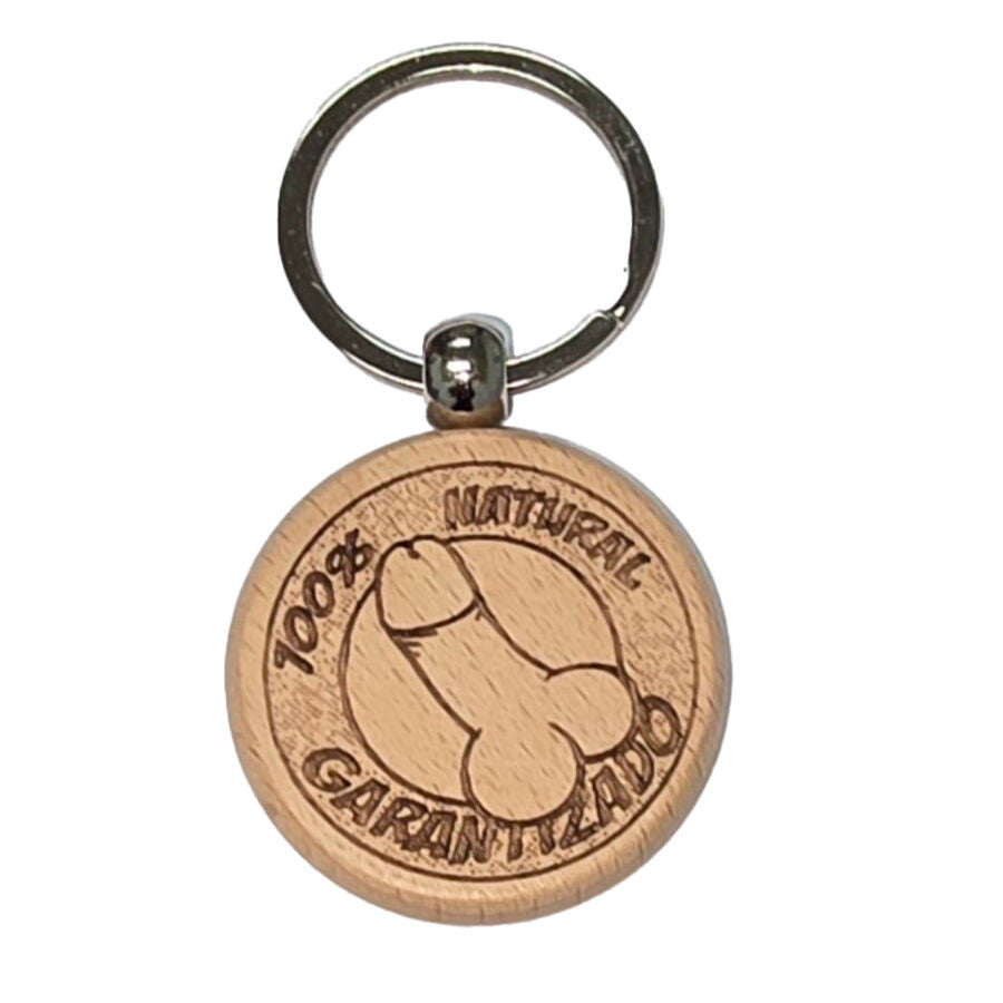 Diablo Picante – Wooden Penis-shaped Keychain In A Sensual Style