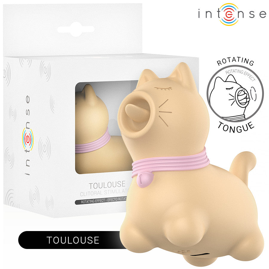 Intense Toulouse – 360º Rotating Tongue Sensual Stimulator Yellow