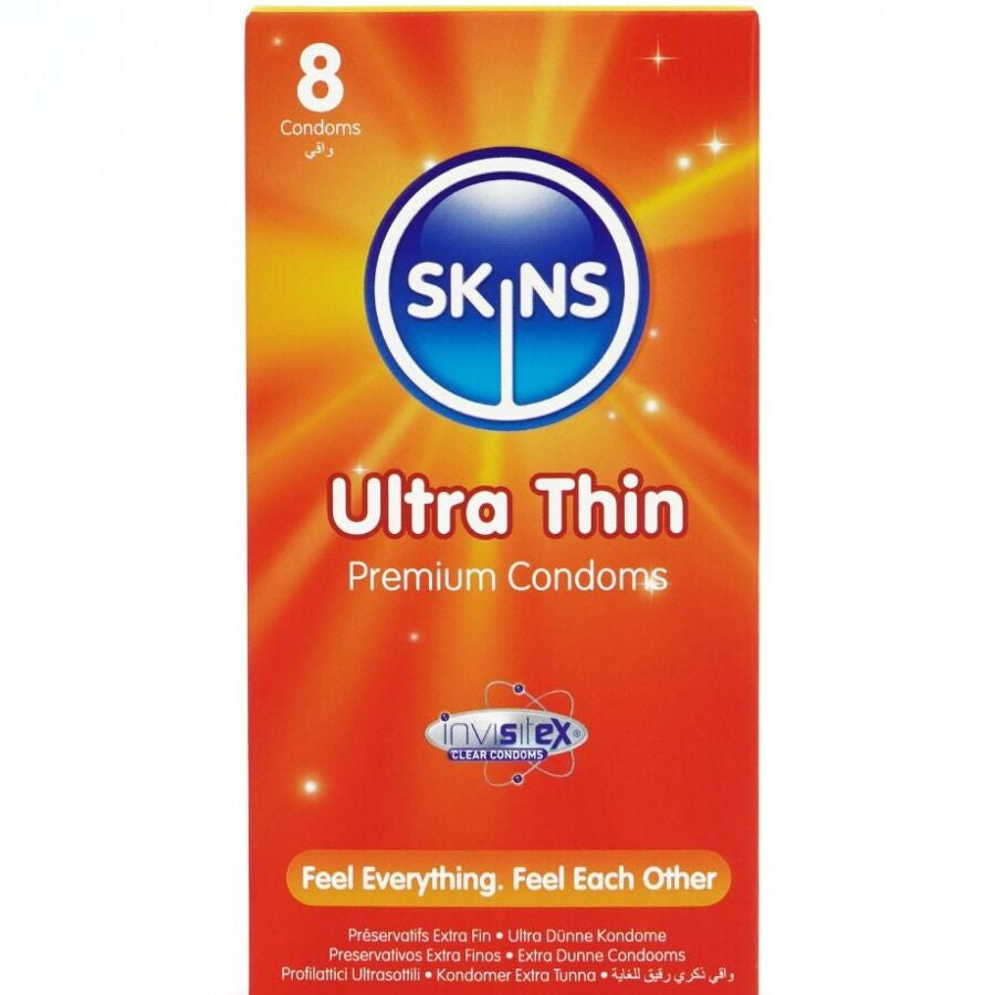 Skins – Ultra Thin Premium Condoms In A Pack Of 8