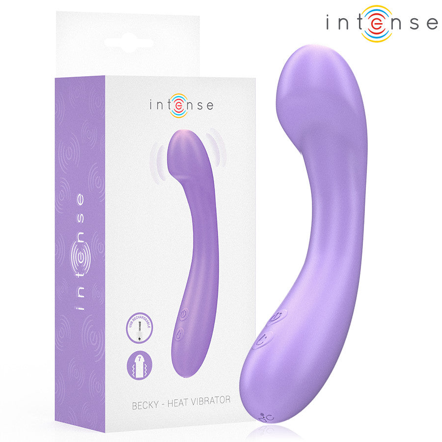 Intense - Becky Vibrator 19 Cm Heatable With 7 Vibrations