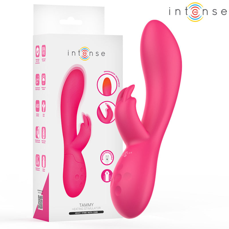 Intense Vibrator Vibrating Heatable 197 Mm Pink