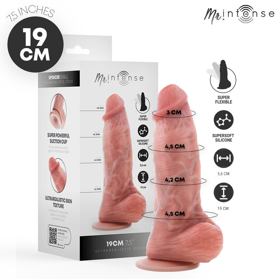 Mr Intense – Small Spencer Silicone Dildo 19 Cm