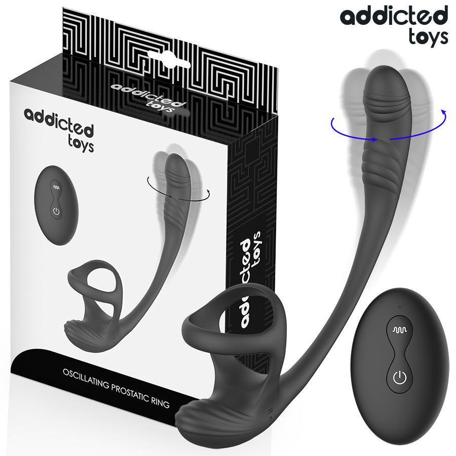 Addicted Toys – Vibrating Butt Plug With Testicle Stimulator