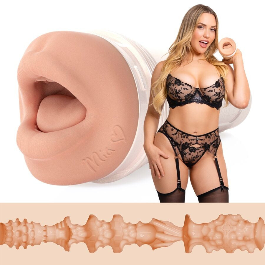 Fleshlight Mia Malkova Headshot Mouth Masturbator - Mouth