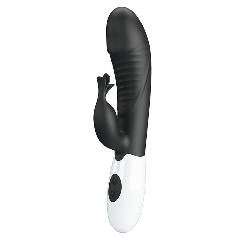 Pretty Love Vibrator 30 Functions Double Stimulation Black