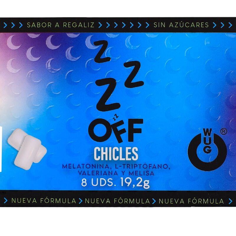 Wug Off Functional Chewable Tablets Melatonin Valerian 8 Pcs Sugar-free