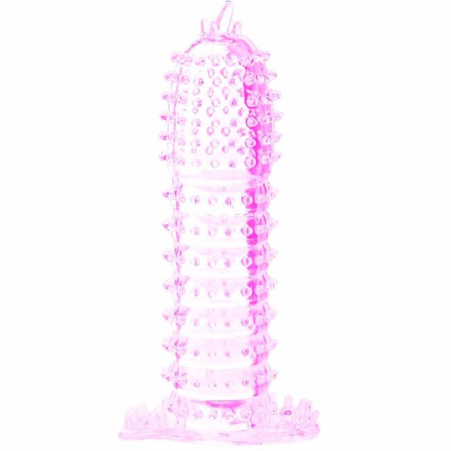 Baile - Penis Cover With Pink Stimulation Point 14 Cm