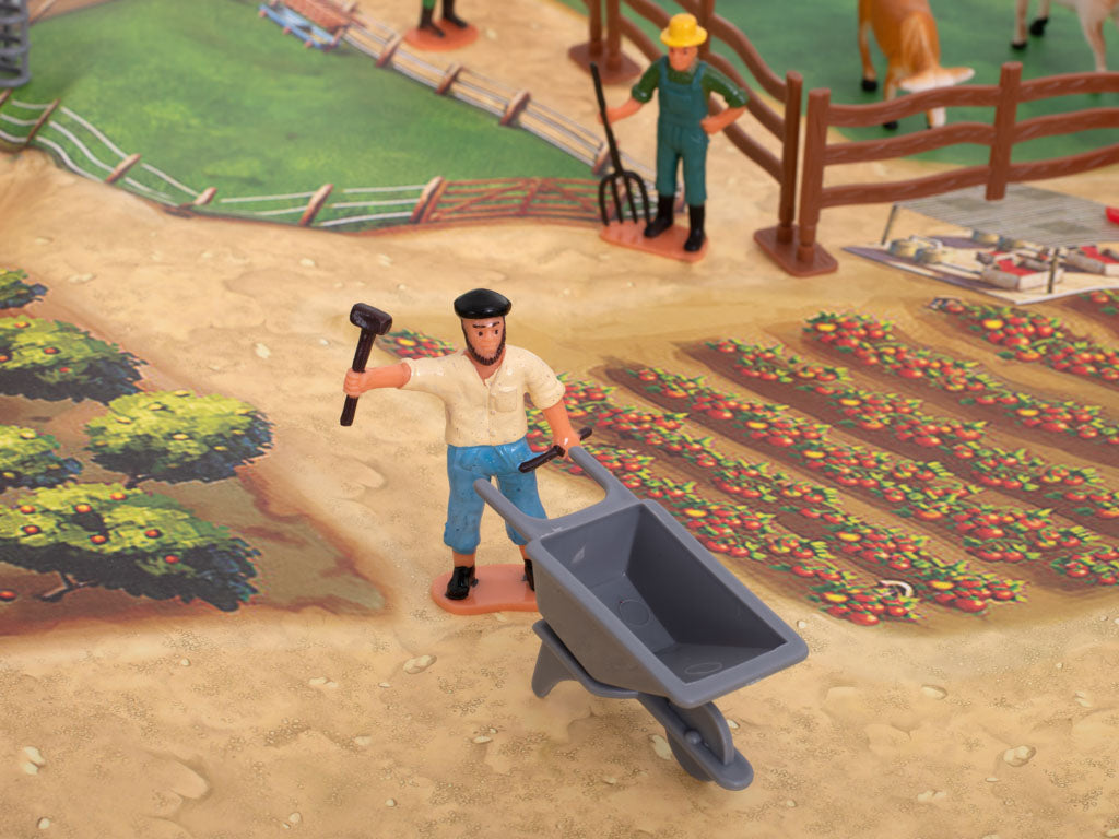 Farm A Farm With Animals And Machinery 49pcs.