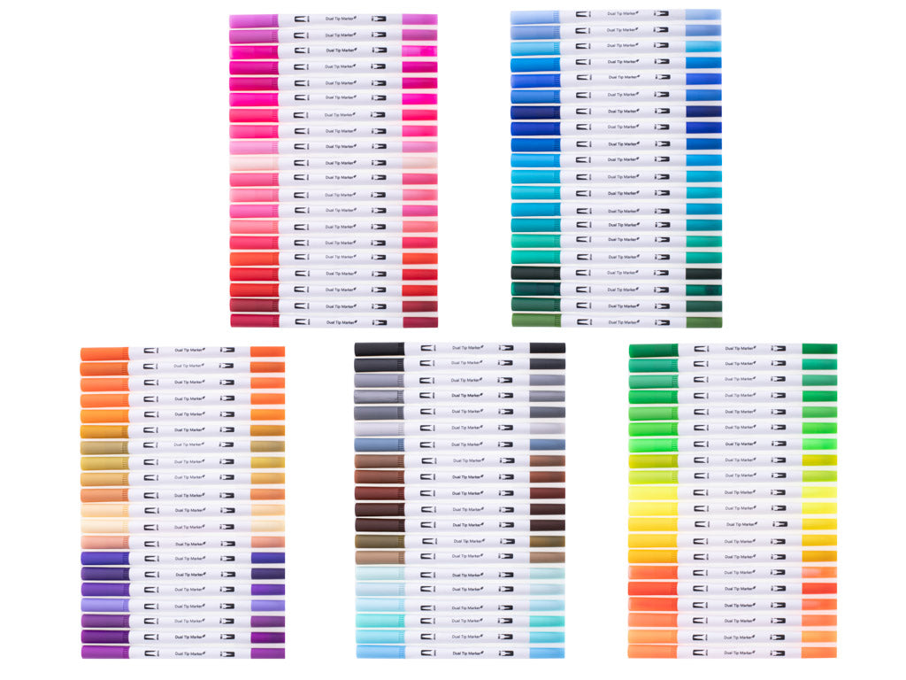 Color Markers Marker Pens Set Of 100pcs