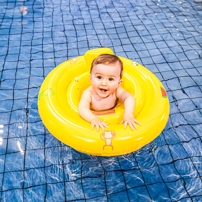 Swim Essentials Baby Float - Yellow - Golden Safari - 0/1 Years