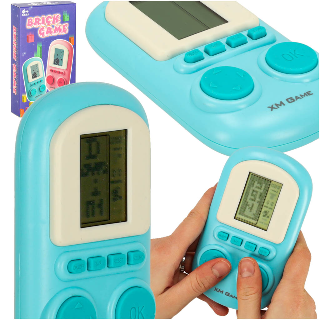 Electronic Arcade Game Portable Console Blue
