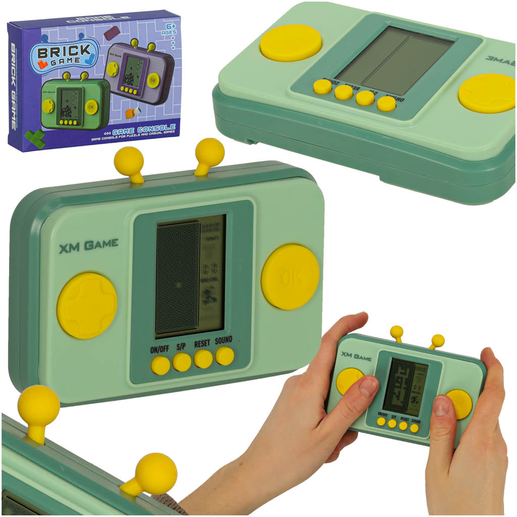 Electronic Arcade Game Portable Console Green