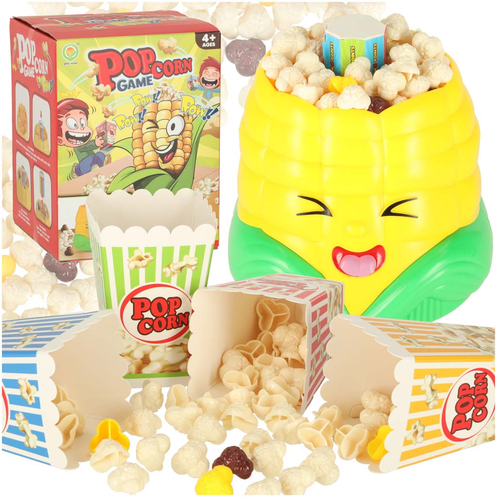 Arcade Game Catch Popcorn Corn Cups 4 Players