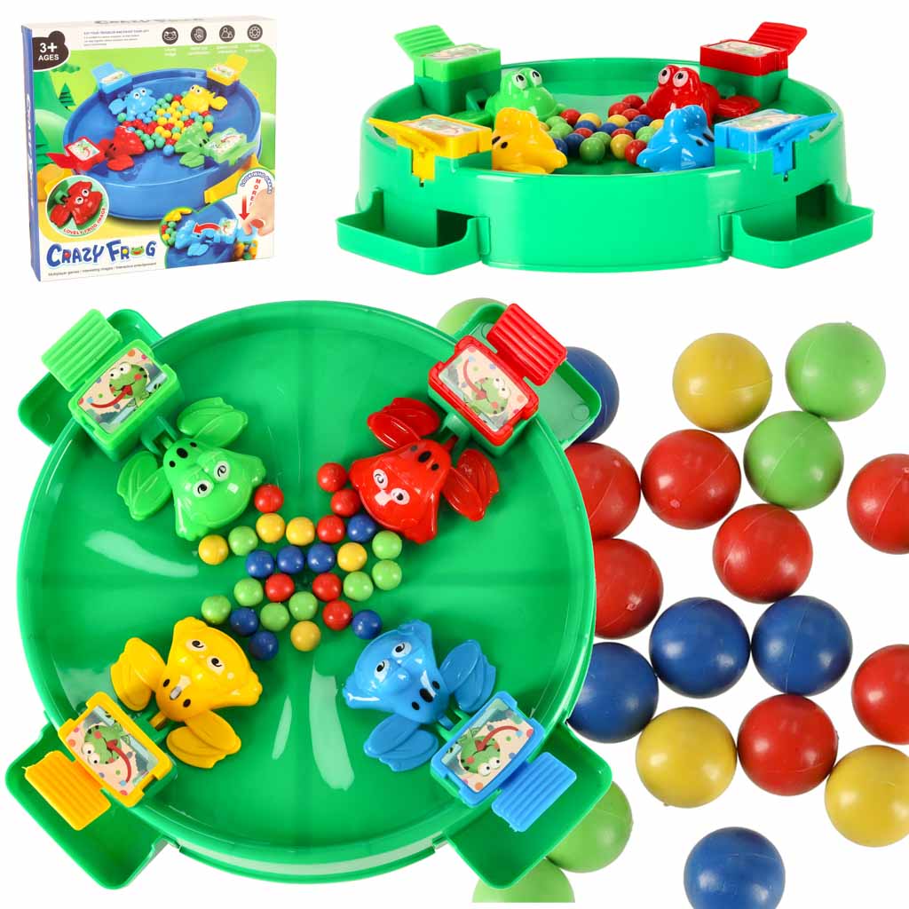 Jumping Frogs Frogs Arcade játék 4 játékos