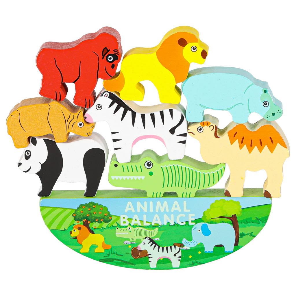Jigsaw Puzzle Game Balancing Safari Animals