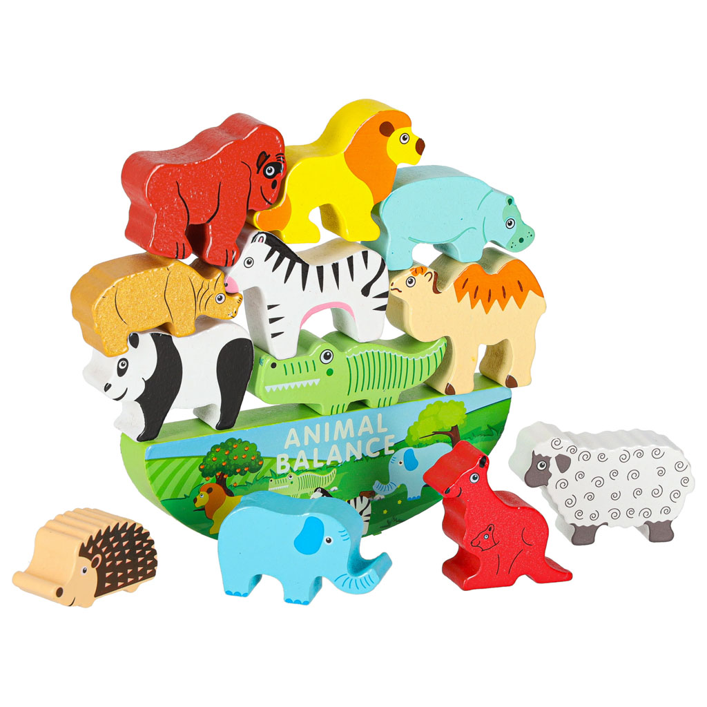 Puzzle hra Vyvažovanie zvierat na safari