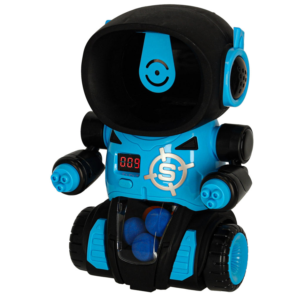 Hungry Robot Target Shooting Arcade Game Set Gun + Balls